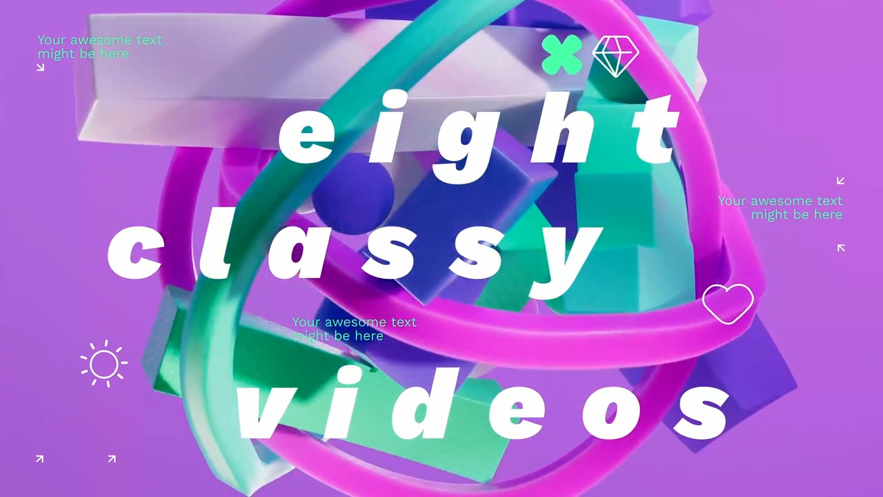 FCPX/AE/DR 3合1模板 4K 时尚3D背景彩色文本标题排版视频动画 Get Your Goodies FCPX+AE+达芬奇 影视音频 第1张-素材湾丨精选海外优质设计素材资源 FCPX/AE/DR 3合1模板 4K 时尚3D背景彩色文本标题排版视频动画 Get Your Goodies FCPX+AE+达芬奇 影视音频 sucaiwan.com