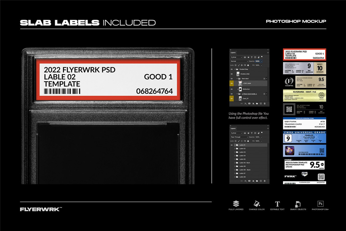 Flyerwrk 新潮复古褶皱质感塑料薄膜NFT卡片数字藏品包装PSD模板 Trading Card Case Mockup 样机素材 第4张-素材湾丨精选海外优质设计素材资源 Flyerwrk 新潮复古褶皱质感塑料薄膜NFT卡片数字藏品包装PSD模板 Trading Card Case Mockup 样机素材 sucaiwan.com
