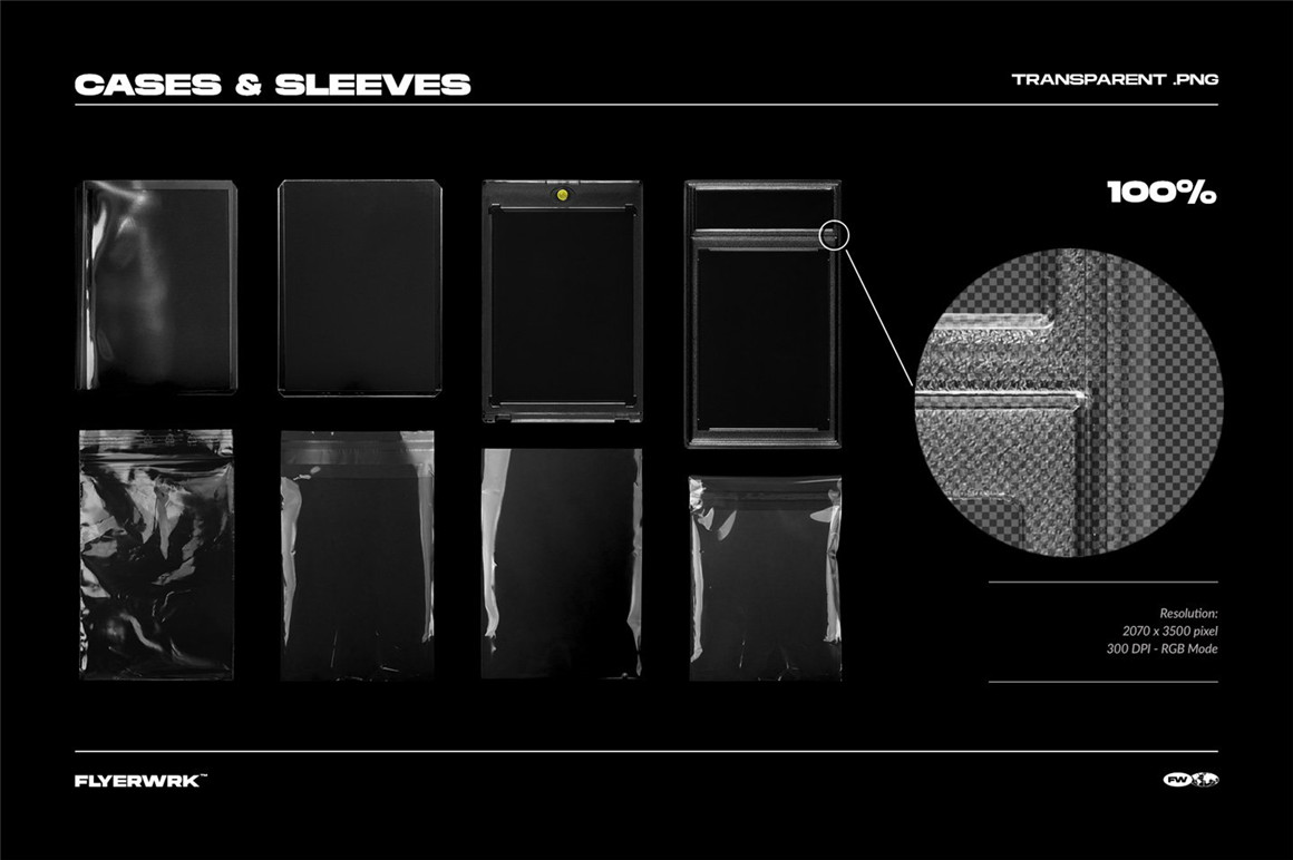 Flyerwrk 新潮复古褶皱质感塑料薄膜NFT卡片数字藏品包装PSD模板 Trading Card Case Mockup 样机素材 第8张-素材湾丨精选海外优质设计素材资源 Flyerwrk 新潮复古褶皱质感塑料薄膜NFT卡片数字藏品包装PSD模板 Trading Card Case Mockup 样机素材 sucaiwan.com