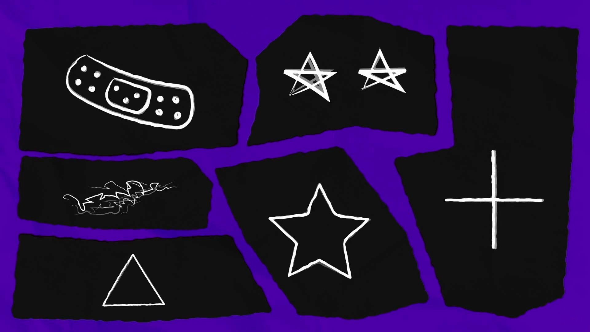 500个手绘涂鸦线条奇思妙想动画元素AE模板 Hand Drawn lines Elements Package 影视音频 sucaiwan.com