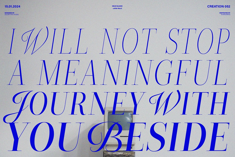 90个时装杂志平面影视时尚艺术海报设计衬线字体 ZT Neue Ralewe – 90 Styles 设计素材 第4张-素材湾丨精选海外优质设计素材资源 90个时装杂志平面影视时尚艺术海报设计衬线字体 ZT Neue Ralewe – 90 Styles 设计素材 sucaiwan.com