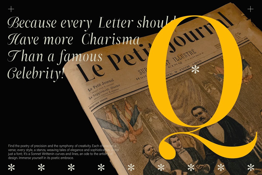 90个时装杂志平面影视时尚艺术海报设计衬线字体 ZT Neue Ralewe – 90 Styles 设计素材 第10张-素材湾丨精选海外优质设计素材资源 90个时装杂志平面影视时尚艺术海报设计衬线字体 ZT Neue Ralewe – 90 Styles 设计素材 sucaiwan.com