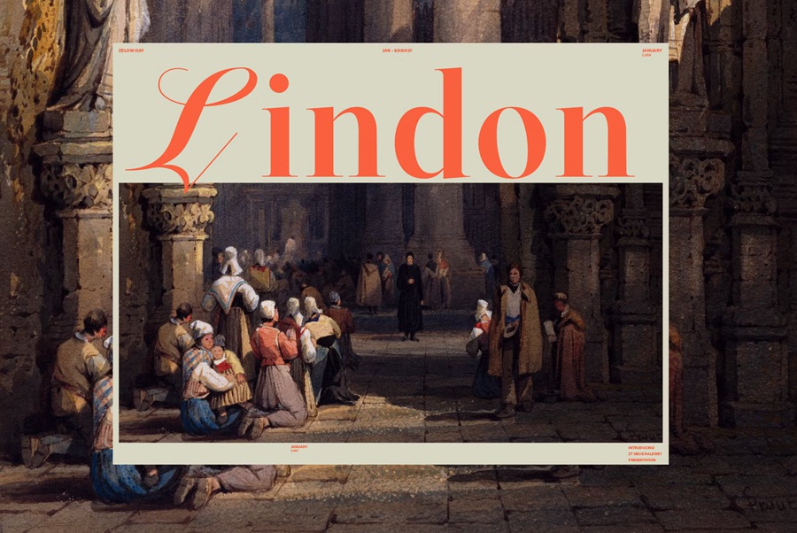 90个时装杂志平面影视时尚艺术海报设计衬线字体 ZT Neue Ralewe – 90 Styles 设计素材 第16张-素材湾丨精选海外优质设计素材资源 90个时装杂志平面影视时尚艺术海报设计衬线字体 ZT Neue Ralewe – 90 Styles 设计素材 sucaiwan.com