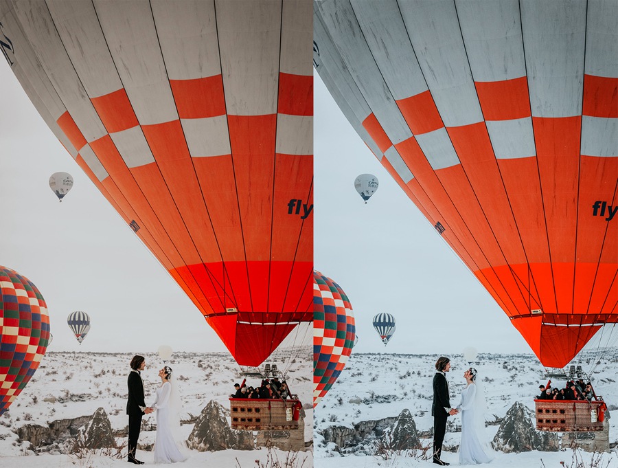 LR/PS预设-冬季电影婚礼人像Lightroom预设 Lightroom Presets – Winter Wedding 插件预设 sucaiwan.com