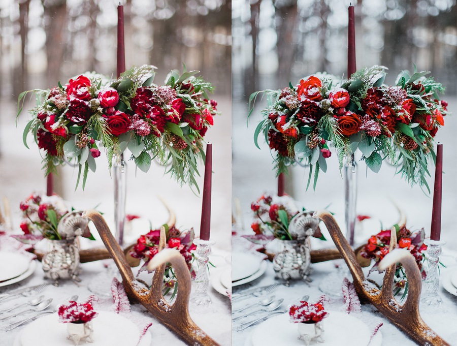 LR/PS预设-冬季电影婚礼人像Lightroom预设 Lightroom Presets – Winter Wedding 插件预设 sucaiwan.com