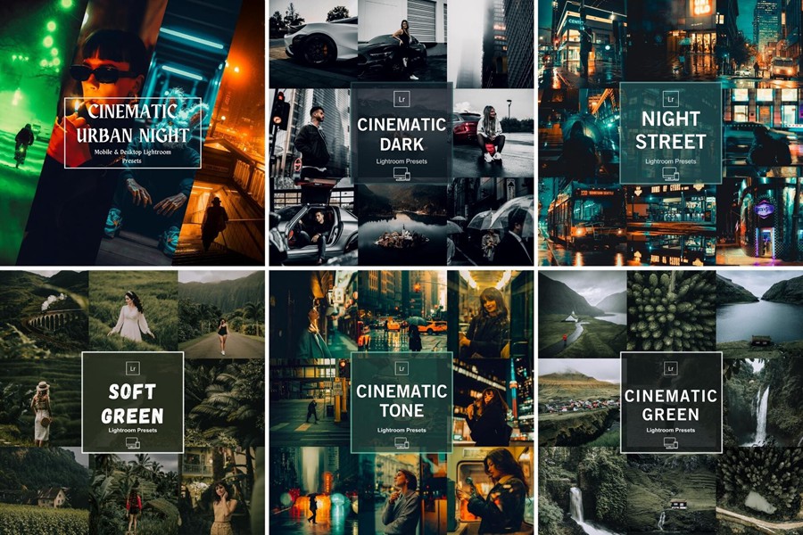LR/PS预设-52套500+高级LR电影调色预设合集 500+ Premium Lightroom Presets 插件预设 sucaiwan.com
