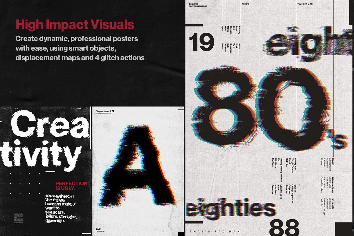 TWINBRUSH 水墨中国风视觉美学纸张肌理纹理置换失真故障风海报PSD创作者样机模板 Ultimate Distortion Poster Creator 样机素材 第2张-素材湾丨精选海外优质设计素材资源 TWINBRUSH 水墨中国风视觉美学纸张肌理纹理置换失真故障风海报PSD创作者样机模板 Ultimate Distortion Poster Creator 样机素材 sucaiwan.com