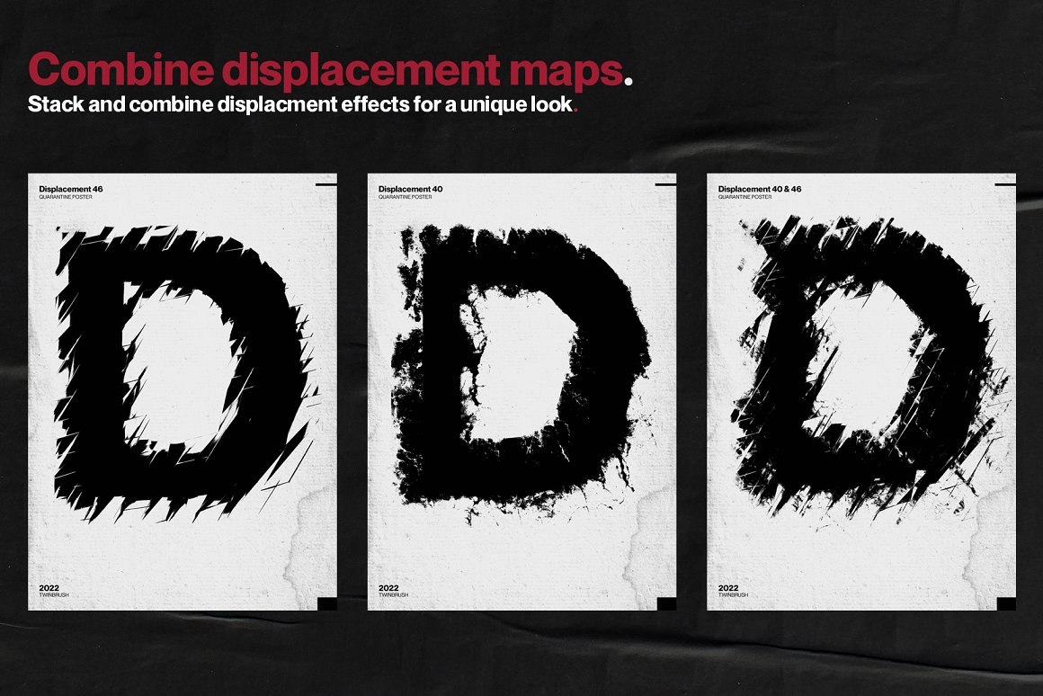 TWINBRUSH 水墨中国风视觉美学纸张肌理纹理置换失真故障风海报PSD创作者样机模板 Ultimate Distortion Poster Creator 样机素材 第11张-素材湾丨精选海外优质设计素材资源 TWINBRUSH 水墨中国风视觉美学纸张肌理纹理置换失真故障风海报PSD创作者样机模板 Ultimate Distortion Poster Creator 样机素材 sucaiwan.com