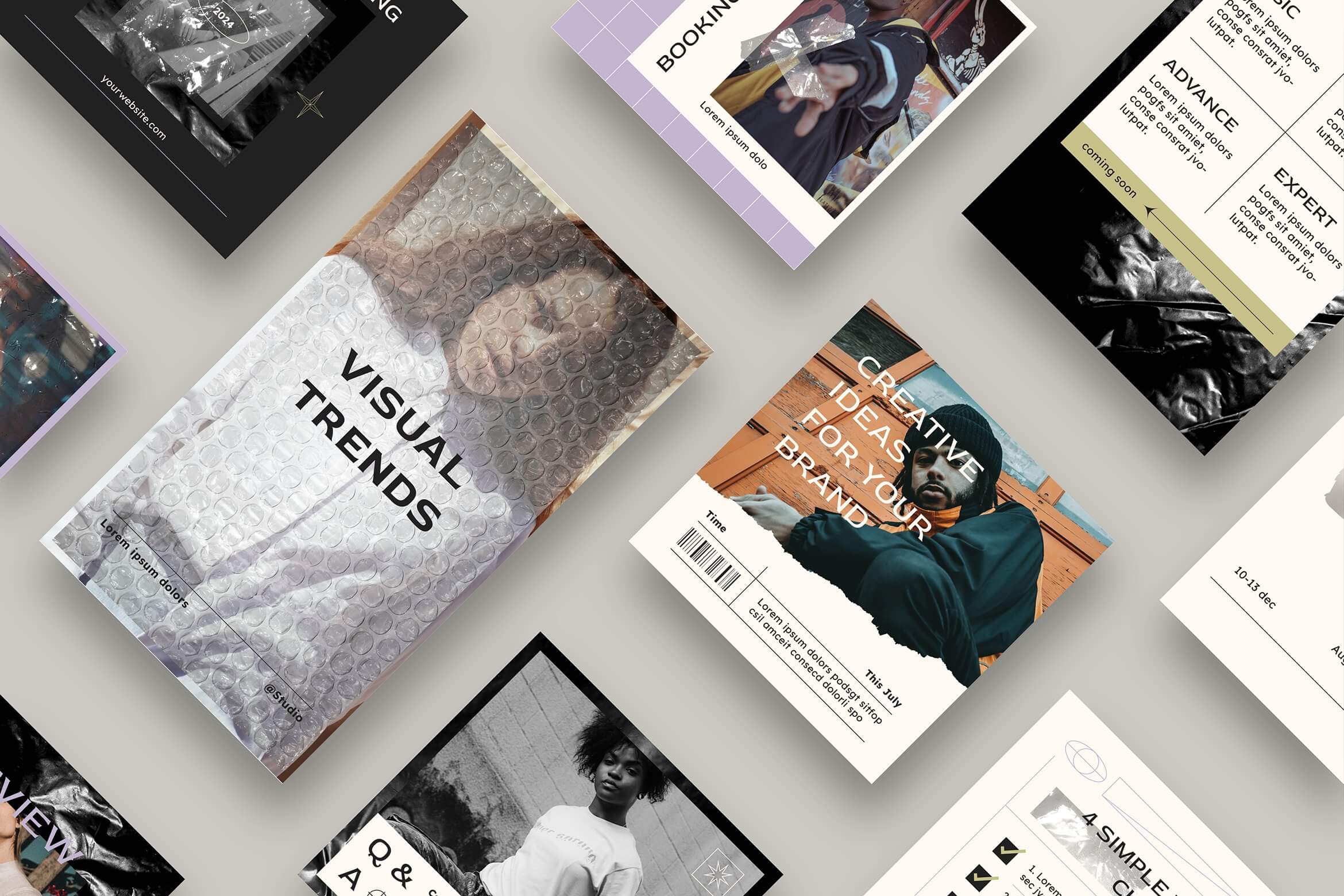 Jump Studio 潮牌极简撕纸塑料袋包装铝箔袋品牌公众号推文电商详情海报排版设计AI&PSD源文件 Sona Coach Instagram Template 设计素材 第6张-素材湾丨精选海外优质设计素材资源 Jump Studio 潮牌极简撕纸塑料袋包装铝箔袋品牌公众号推文电商详情海报排版设计AI&PSD源文件 Sona Coach Instagram Template 设计素材 sucaiwan.com