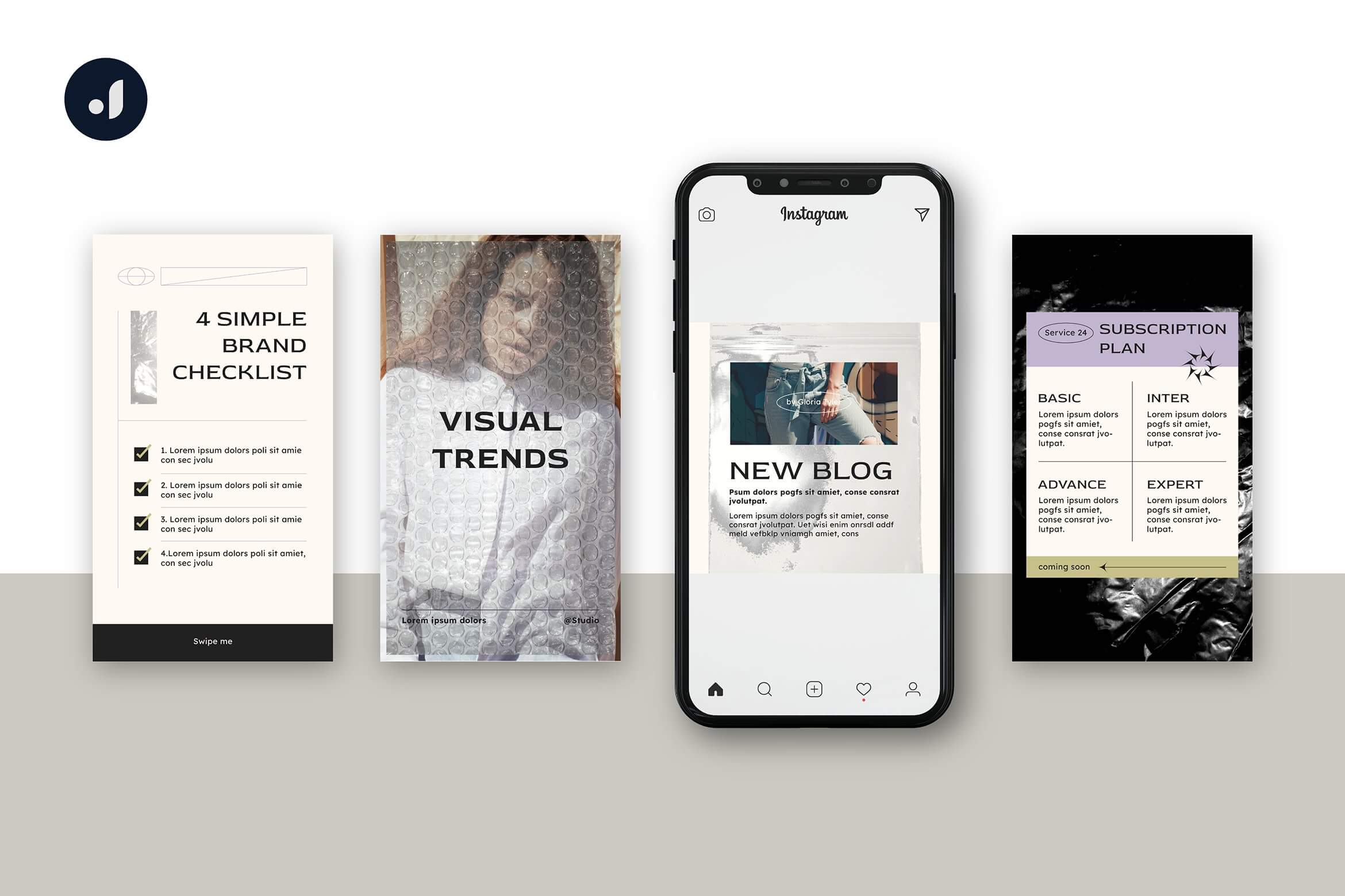 Jump Studio 潮牌极简撕纸塑料袋包装铝箔袋品牌公众号推文电商详情海报排版设计AI&PSD源文件 Sona Coach Instagram Template 设计素材 第7张-素材湾丨精选海外优质设计素材资源 Jump Studio 潮牌极简撕纸塑料袋包装铝箔袋品牌公众号推文电商详情海报排版设计AI&PSD源文件 Sona Coach Instagram Template 设计素材 sucaiwan.com