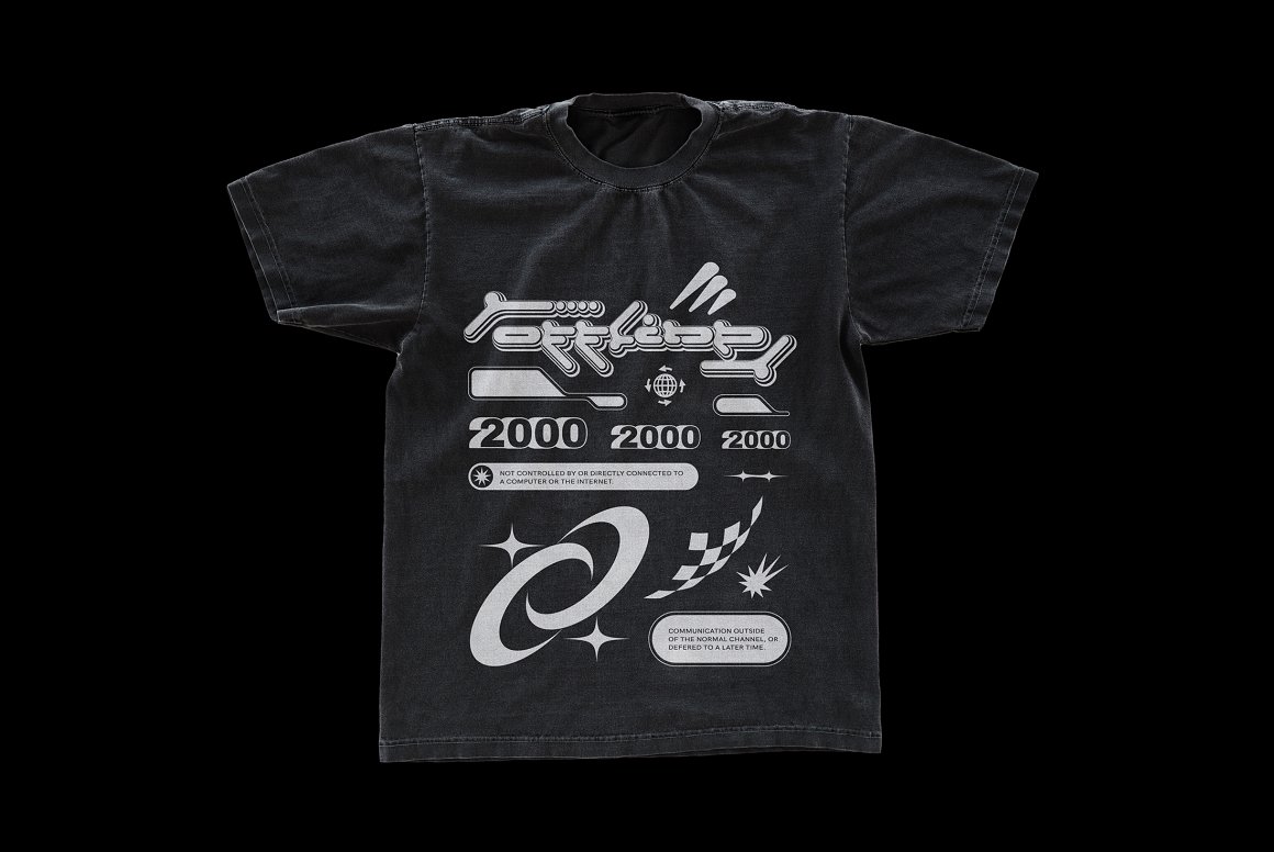 Samolevsky 240个千禧年独特Y2K流行美学矢量形状徽章图形资源包 Y2K 240 Shapes Badges Graphic Styles 图片素材 sucaiwan.com