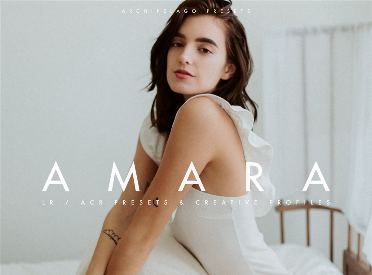 温暖色调人物皮肤眼睛嘴唇肖像摄影Lightroom调色预设 AMARA LR/ACR PRESETS + PROFILES , sucaiwan.com