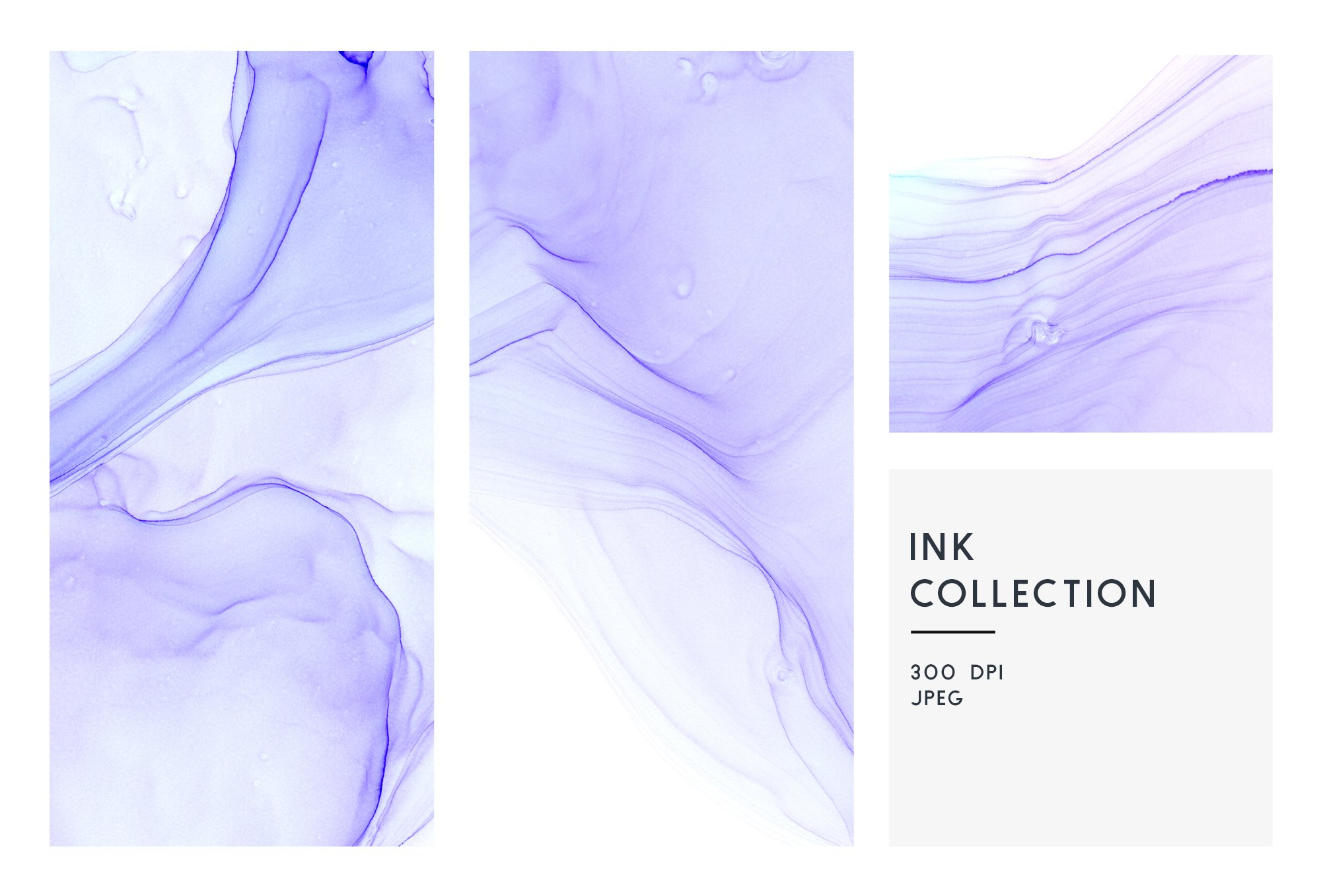 72张梦幻柔软、轻盈、优雅、浪漫高分辨率墨水背景纹理集合 Dreams. Ink texture collection. 图片素材 sucaiwan.com