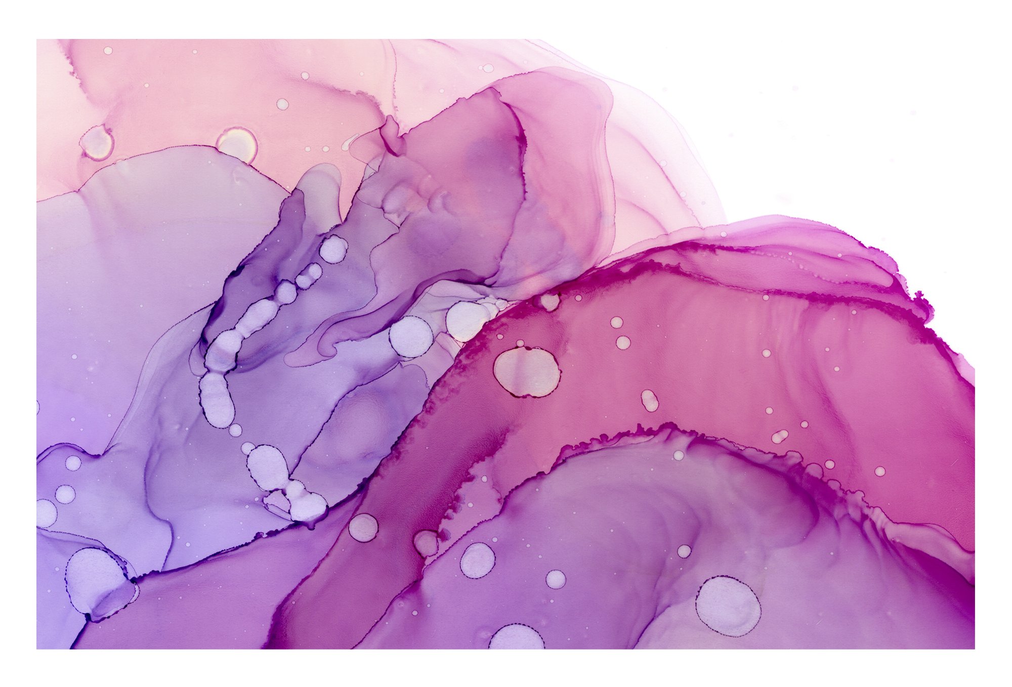 72张梦幻柔软、轻盈、优雅、浪漫高分辨率墨水背景纹理集合 Dreams. Ink texture collection. 图片素材 sucaiwan.com