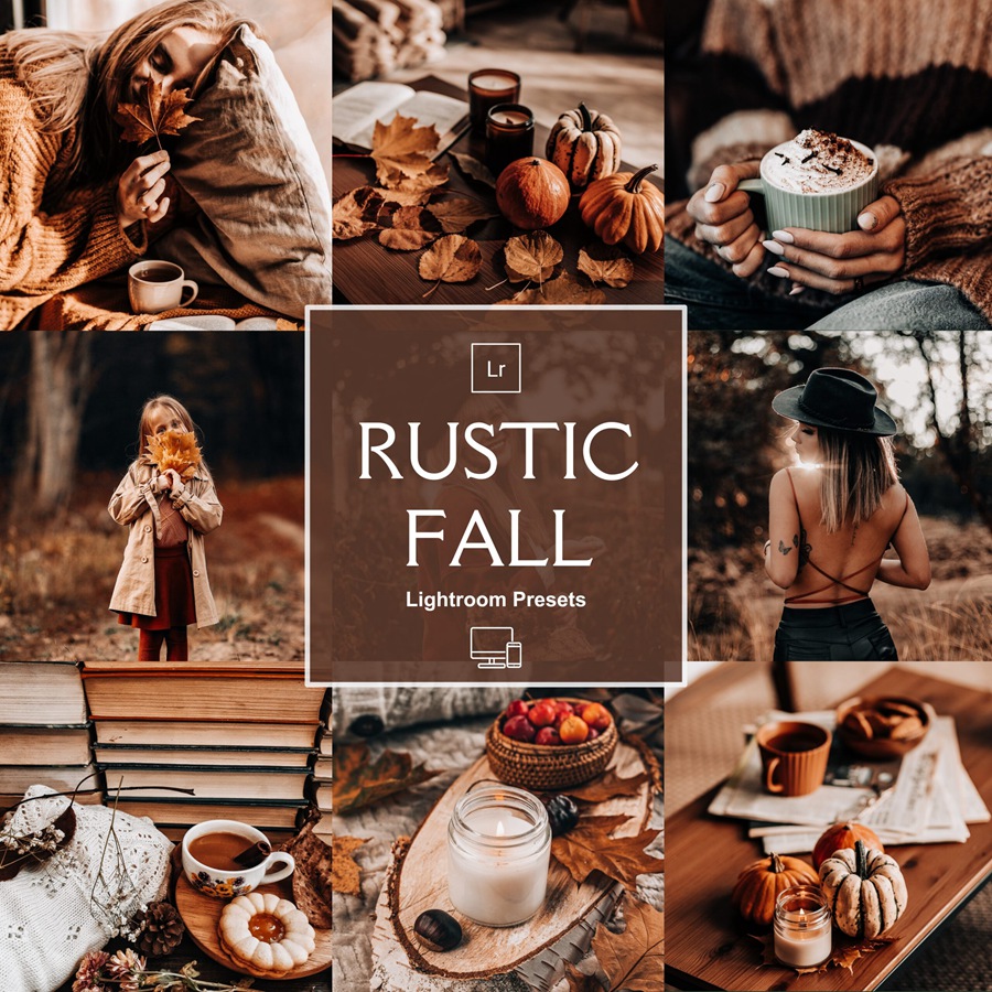 LR/PS预设-浓烈秋季气息浪漫人像Lightroom预设 Rustic Fall Lightroom Presets 插件预设 sucaiwan.com