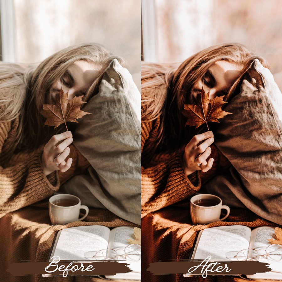 LR/PS预设-浓烈秋季气息浪漫人像Lightroom预设 Rustic Fall Lightroom Presets 插件预设 sucaiwan.com