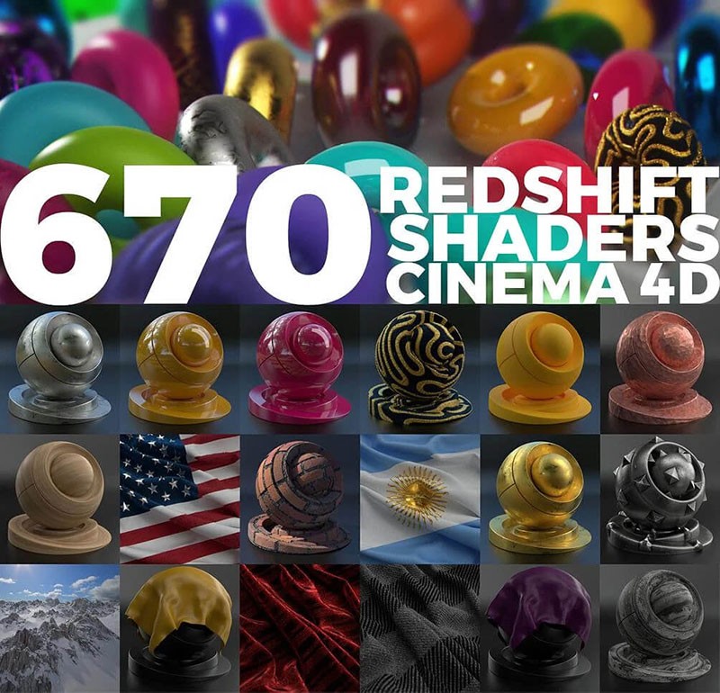 600+必备的高质量C4D Redshift材质合集,lib4d格式 , 第1张-素材湾丨精选海外优质设计素材资源 600+必备的高质量C4D Redshift材质合集,lib4d格式 , sucaiwan.com