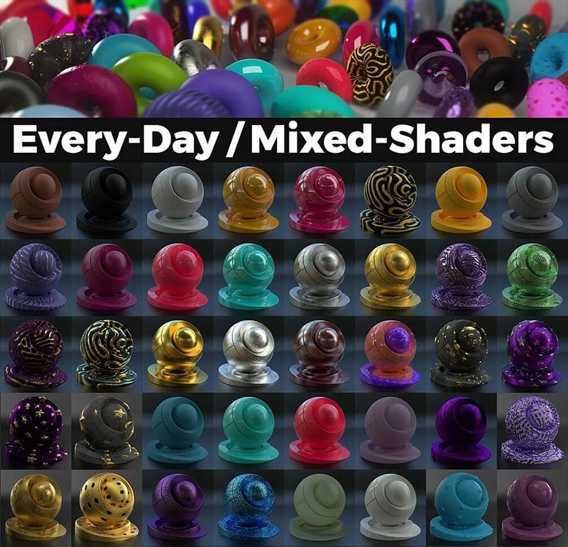 600+必备的高质量C4D Redshift材质合集,lib4d格式 , 第2张-素材湾丨精选海外优质设计素材资源 600+必备的高质量C4D Redshift材质合集,lib4d格式 , sucaiwan.com