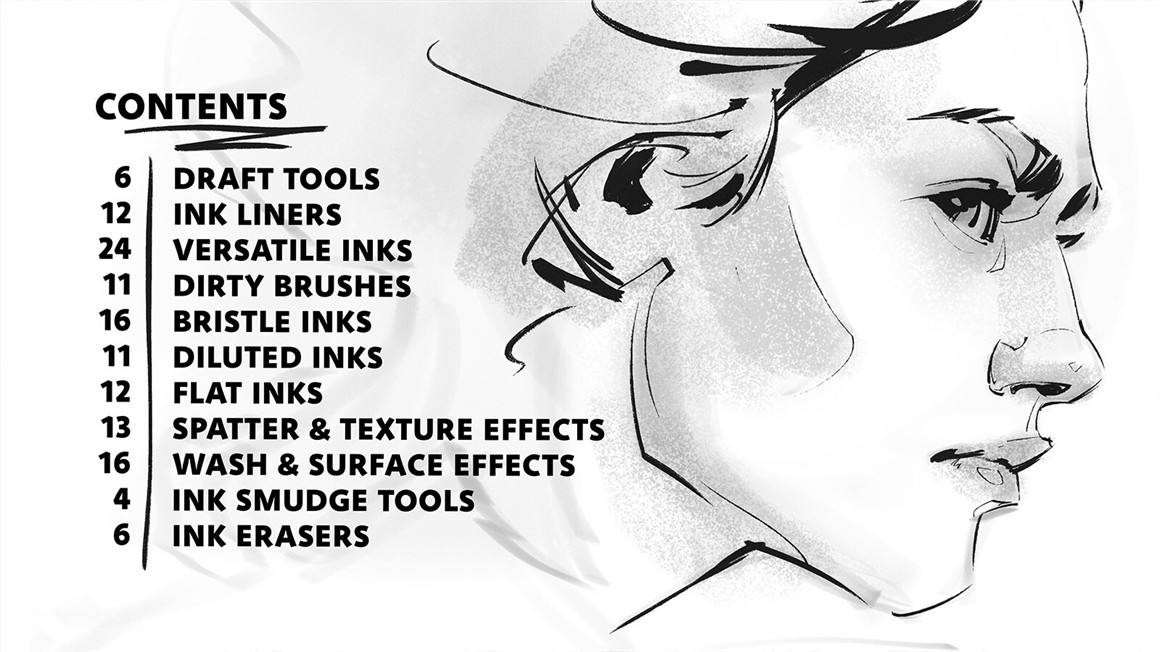 350+款复古粗糙水墨水彩干介质艺术绘画效果PS笔刷纸张背景图设计素材 Lane’s Photoshop Master Pack (The Complete Set) 笔刷资源 sucaiwan.com