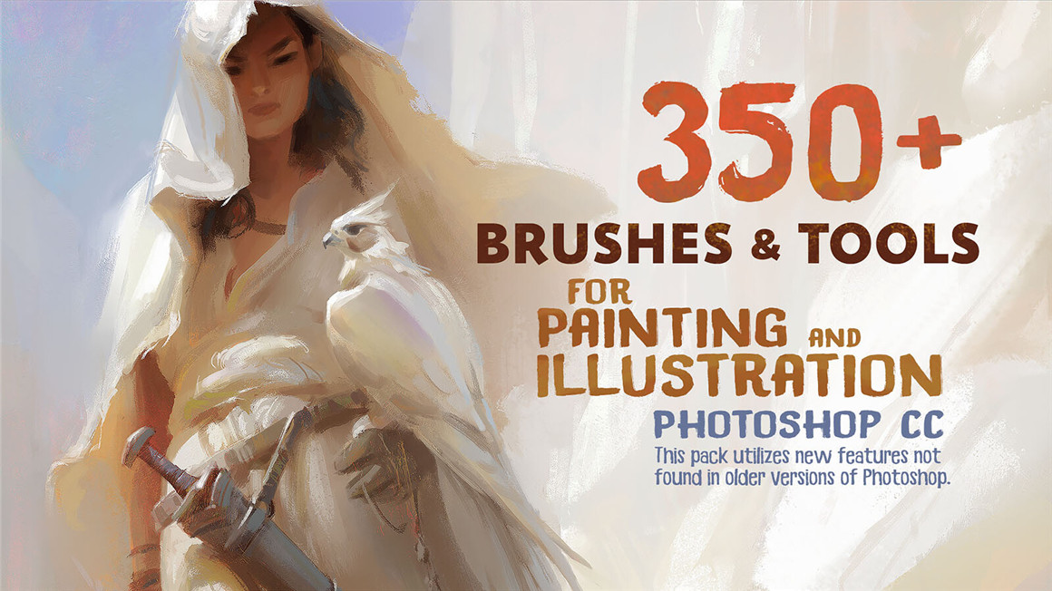 350+款复古粗糙水墨水彩干介质艺术绘画效果PS笔刷纸张背景图设计素材 Lane’s Photoshop Master Pack (The Complete Set) 笔刷资源 sucaiwan.com