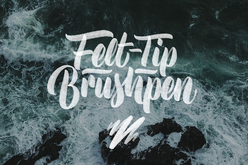14个创意板写艺术字Procreate笔刷 笔刷资源 sucaiwan.com