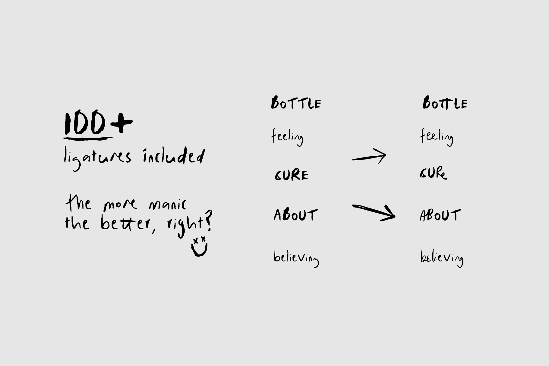 Manic英文涂鸦字体 设计素材 sucaiwan.com