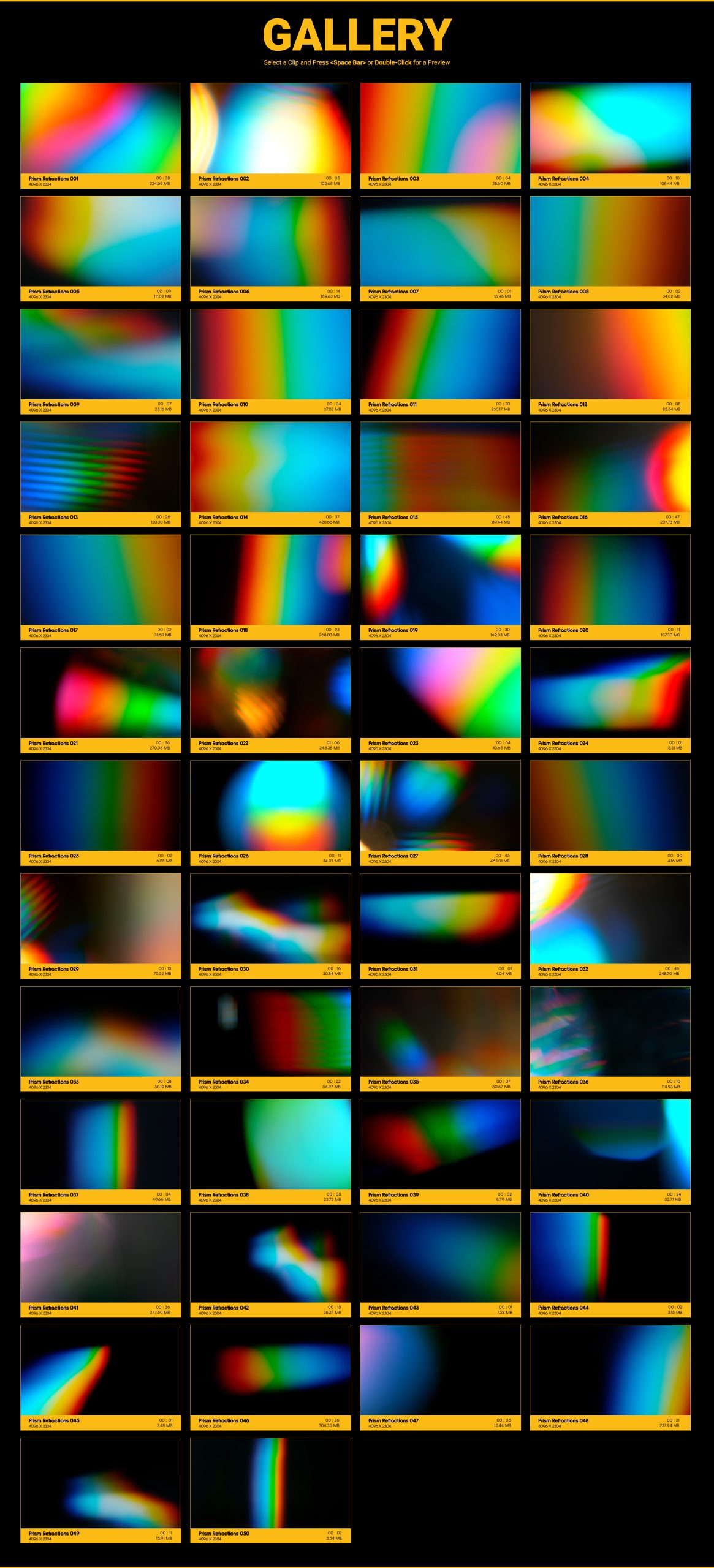BusyBoxx 50个4K唯美漂亮真实镜头光效动画叠加视频素材 PRISM REFRACTIONS 影视音频 sucaiwan.com