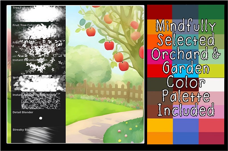 50+农场果园主题Procreate笔刷 笔刷资源 第3张-素材湾丨精选海外优质设计素材资源 50+农场果园主题Procreate笔刷 笔刷资源 sucaiwan.com