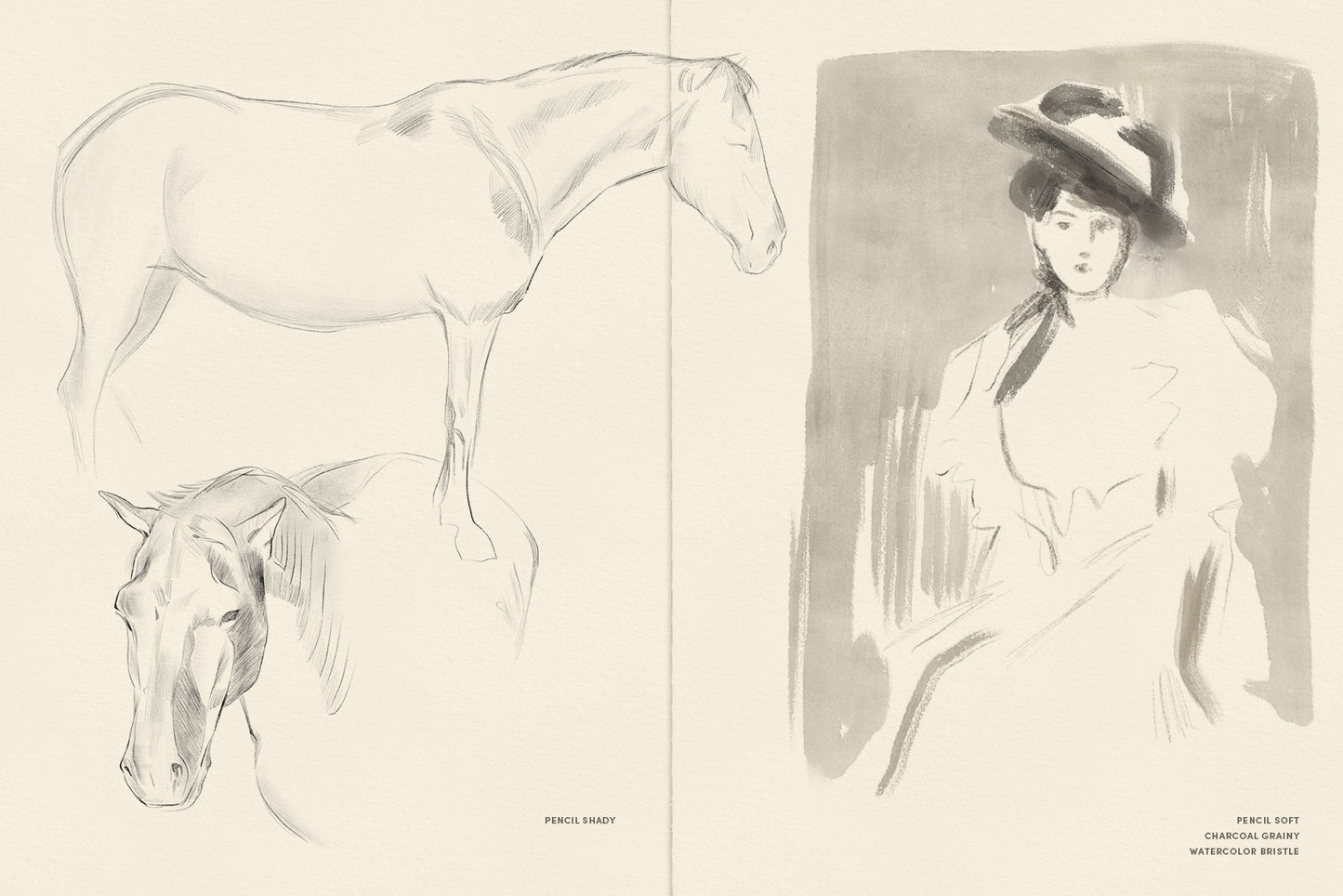 Procreate水彩速涂笔刷套装 , sucaiwan.com