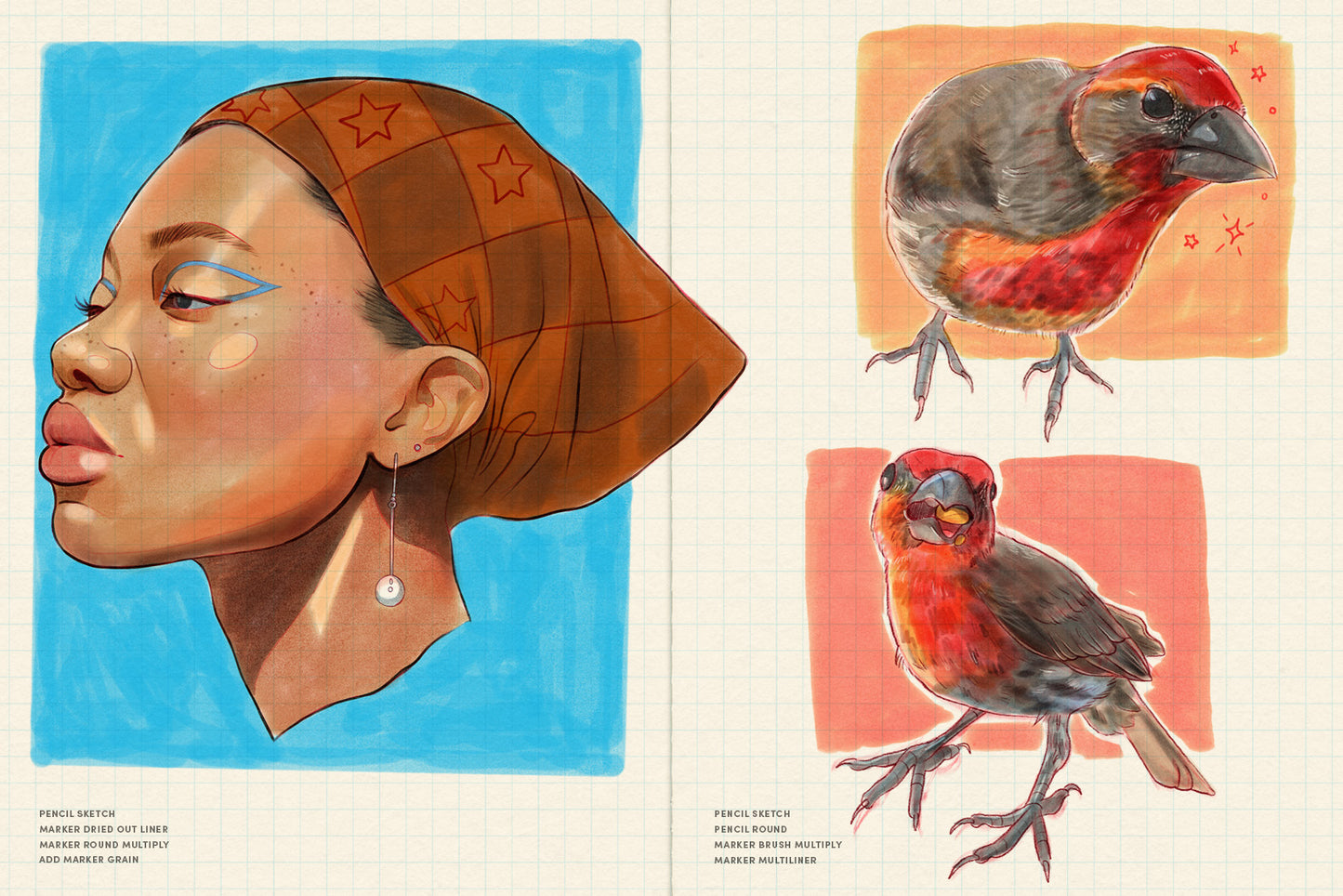 Procreate水彩速涂笔刷套装 , sucaiwan.com