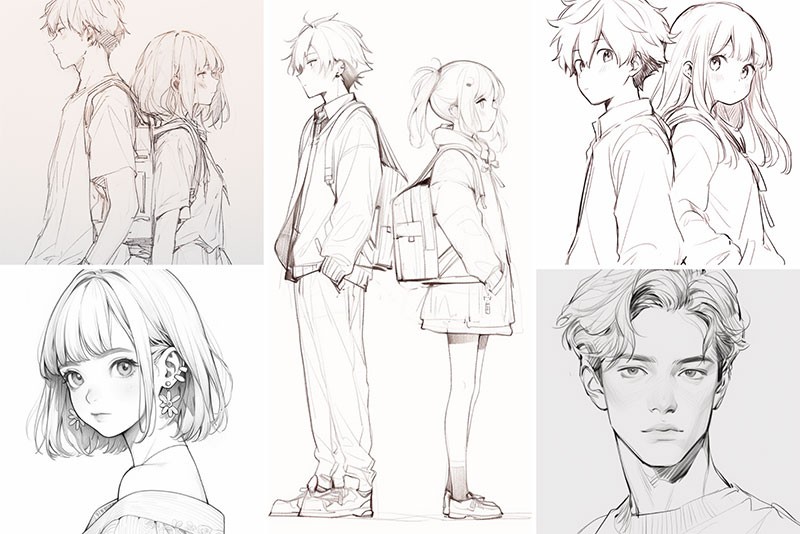 80+素描纸张纹理Procreate笔刷套装 , sucaiwan.com
