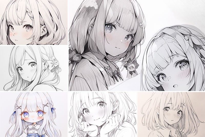 80+素描纸张纹理Procreate笔刷套装 , sucaiwan.com