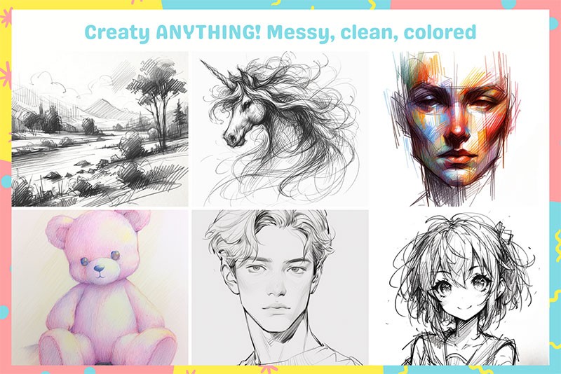 80+素描纸张纹理Procreate笔刷套装 , sucaiwan.com