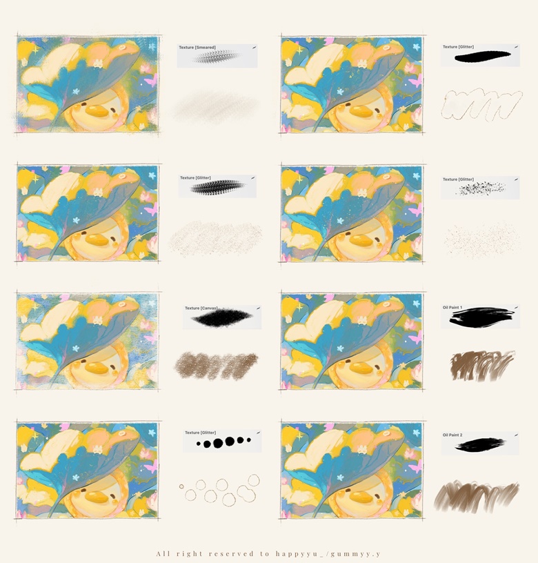 25个儿童绘本卡通插画Procreate笔刷 , sucaiwan.com
