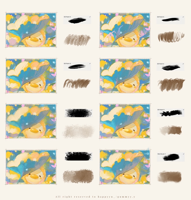 25个儿童绘本卡通插画Procreate笔刷 , sucaiwan.com
