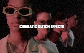 FCPX插件:12个新潮现代故障视差故障动态摇晃画面效果预设