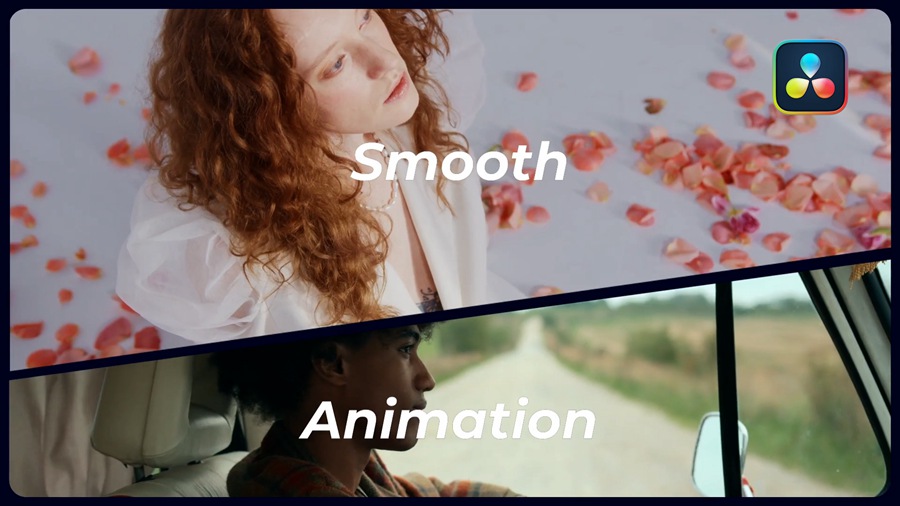 达芬奇模板：15个现代简洁分屏动画时尚开场简介产品展示美学视频达芬奇模板 短视频素材 sucaiwan.com