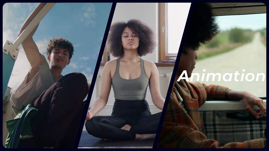 达芬奇模板：15个现代简洁分屏动画时尚开场简介产品展示美学视频达芬奇模板 短视频素材 sucaiwan.com