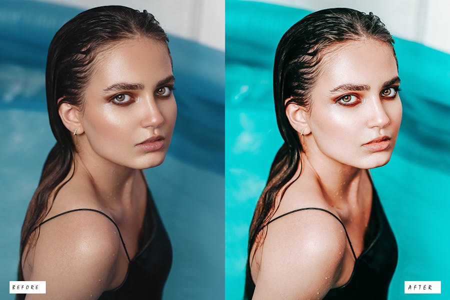 情绪人像电影美学旅拍摄影后期调色Lightroom预设 插件预设 sucaiwan.com