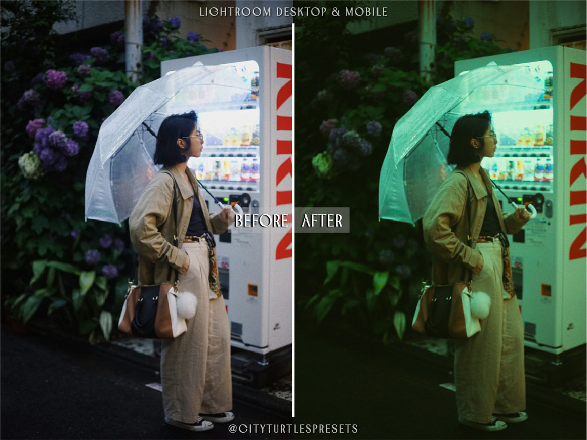 王家卫情绪电影艺术风格人像摄影LR调色预设 Wong Kar-Wai Cine Lightroom Presets 插件预设 第4张-素材湾丨精选海外优质设计素材资源 王家卫情绪电影艺术风格人像摄影LR调色预设 Wong Kar-Wai Cine Lightroom Presets 插件预设 sucaiwan.com