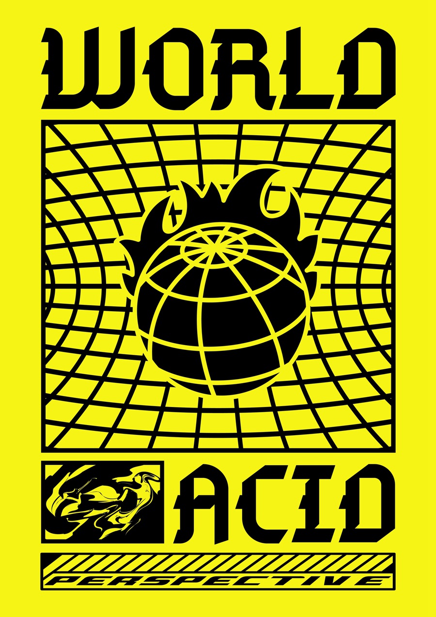 潮流酸性赛博朋克抽象艺术潮牌服装印花海报模板AI矢量设计素材 图片素材 sucaiwan.com