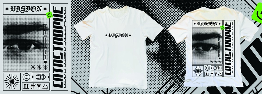 潮流酸性赛博朋克抽象艺术潮牌服装印花海报模板AI矢量设计素材 图片素材 sucaiwan.com