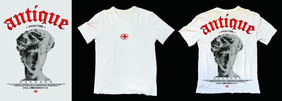 潮流酸性赛博朋克抽象艺术潮牌服装印花海报模板AI矢量设计素材 图片素材 sucaiwan.com