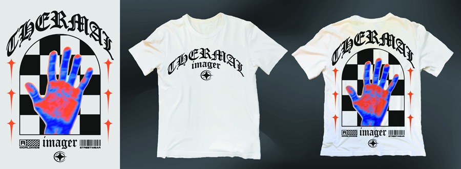 潮流酸性赛博朋克抽象艺术潮牌服装印花海报模板AI矢量设计素材 图片素材 sucaiwan.com