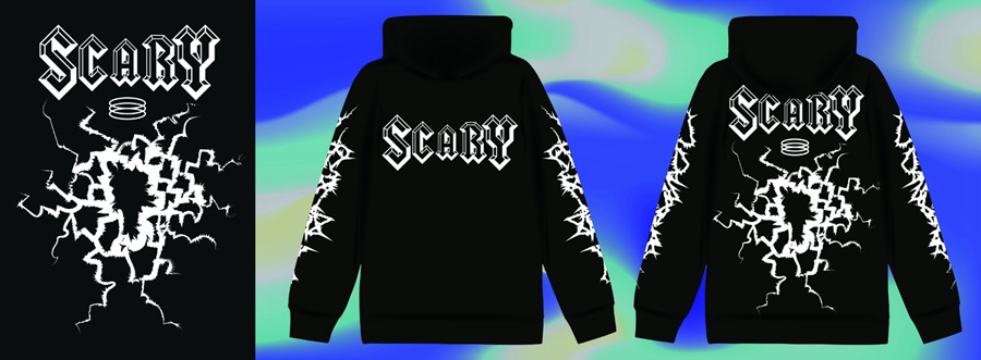 潮流酸性赛博朋克抽象艺术潮牌服装印花海报模板AI矢量设计素材 图片素材 sucaiwan.com