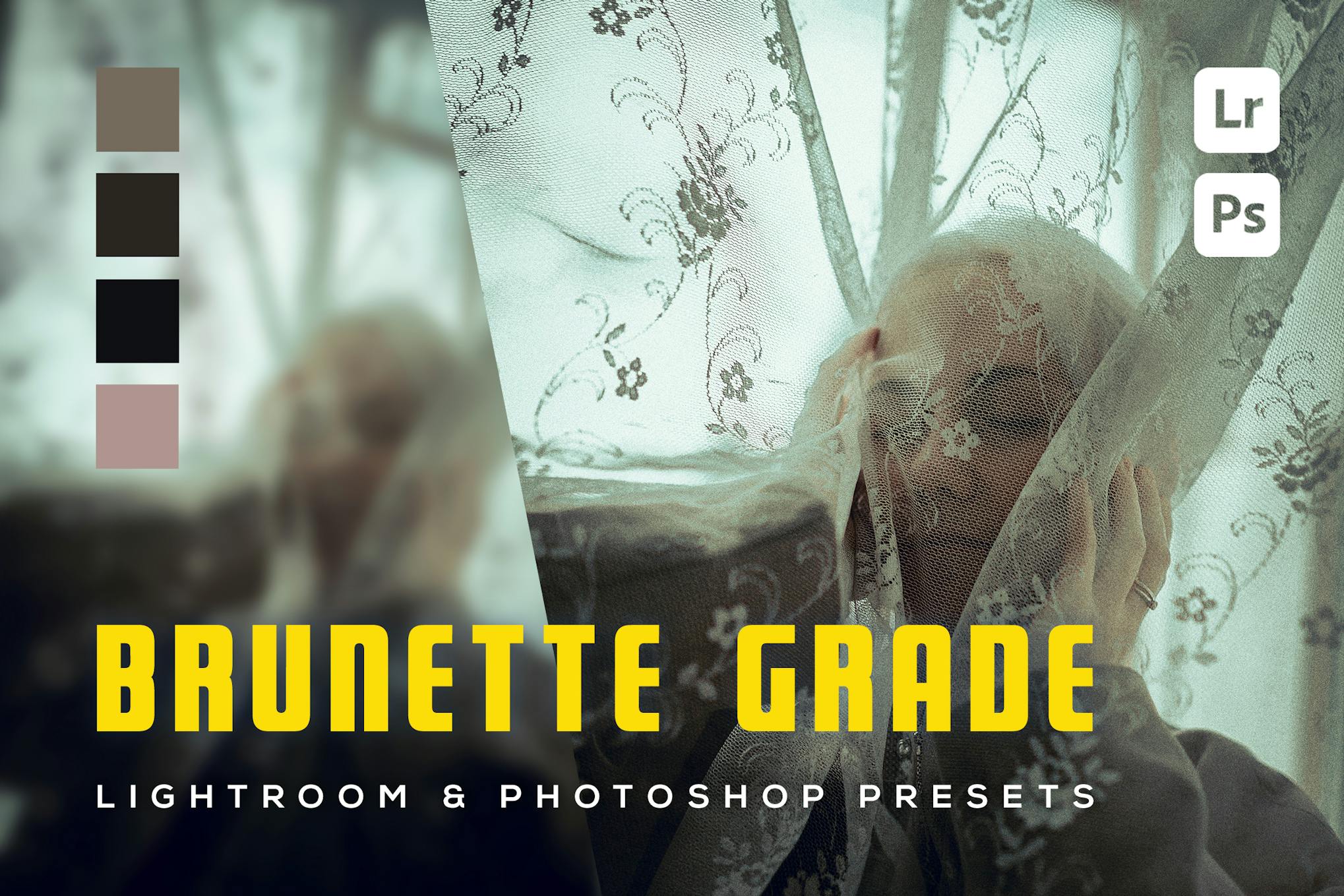 黑暗深色情绪旅拍摄影后期调色Lightroom预设 6 Lightroom- und Photoshop-Voreinstellungen in Brunette-Qualität 插件预设 sucaiwan.com
