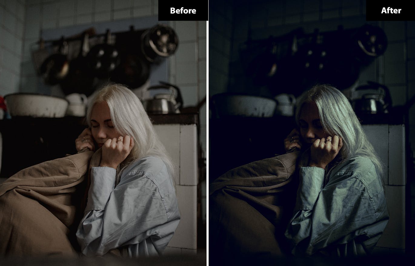 黑暗深色情绪旅拍摄影后期调色Lightroom预设 6 Lightroom- und Photoshop-Voreinstellungen in Brunette-Qualität 插件预设 sucaiwan.com