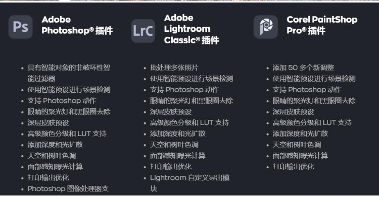 PS/LR插件：AI智能完美清晰照片自动调整人像修饰调色修图软件 Radiant Photo 1.3.1.424 Win中文版 插件预设 sucaiwan.com