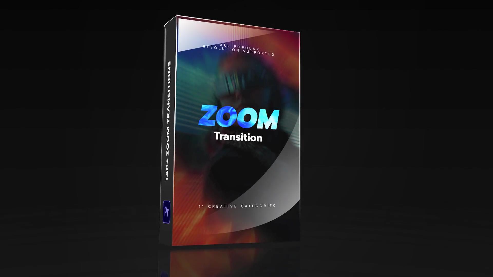 PR模板-140种无缝缩放视频转场效果视觉特效过渡素材 Zoom Transition 影视音频 sucaiwan.com