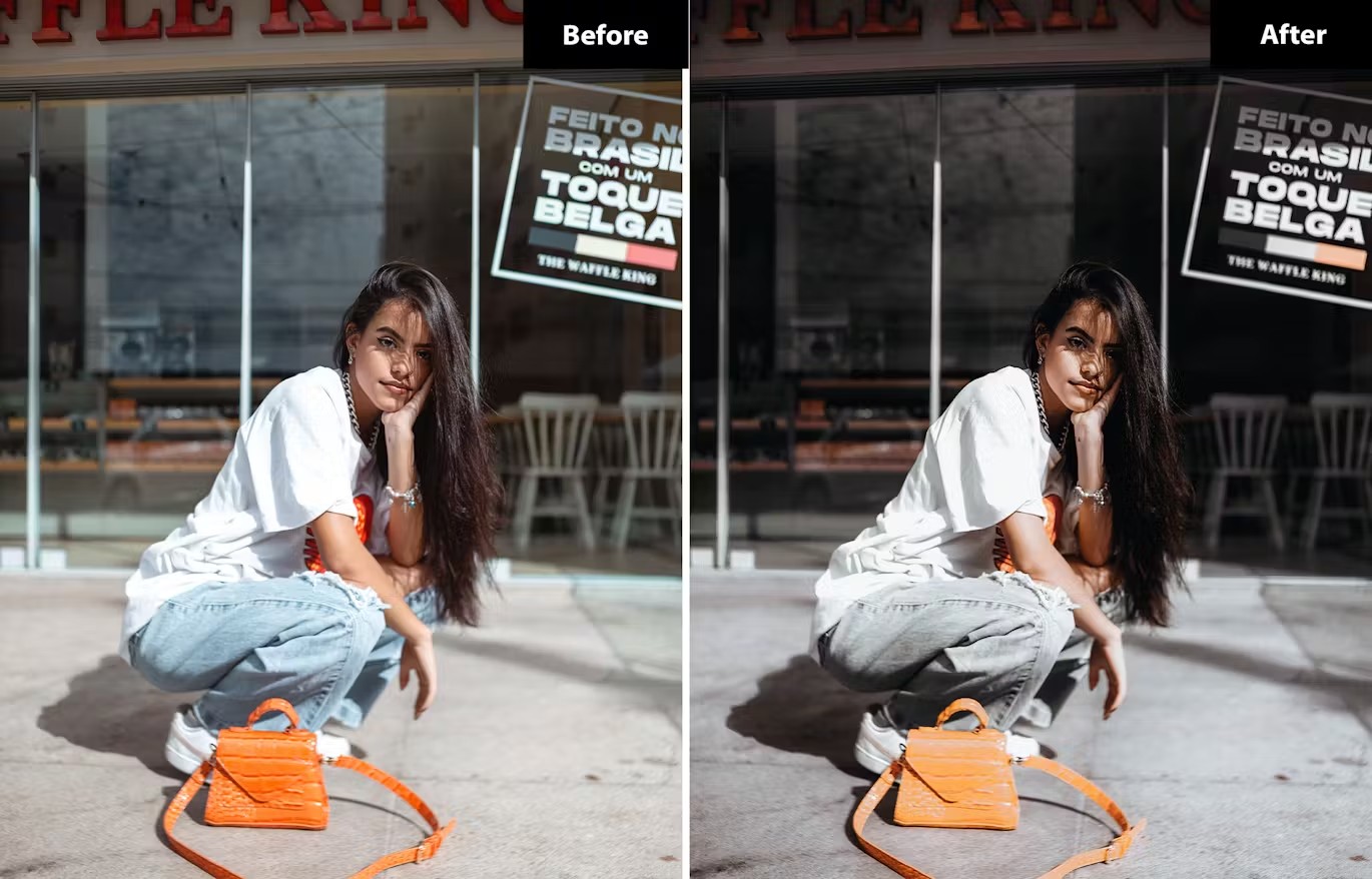 暗红黑色人像街拍摄影后期调色Lightroom预设 6 Boysenberry Lightroom- und Photoshop-Voreinstellungen 插件预设 sucaiwan.com